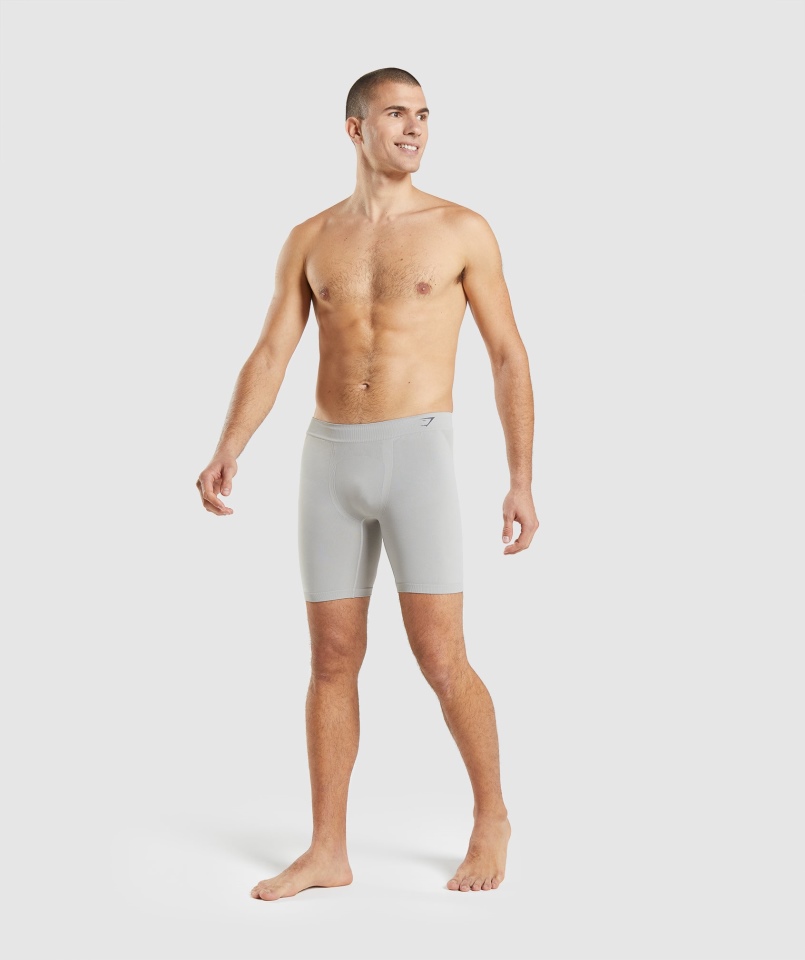 Bokser Hybrydowy Gymshark Szaro-onyksowy Szary