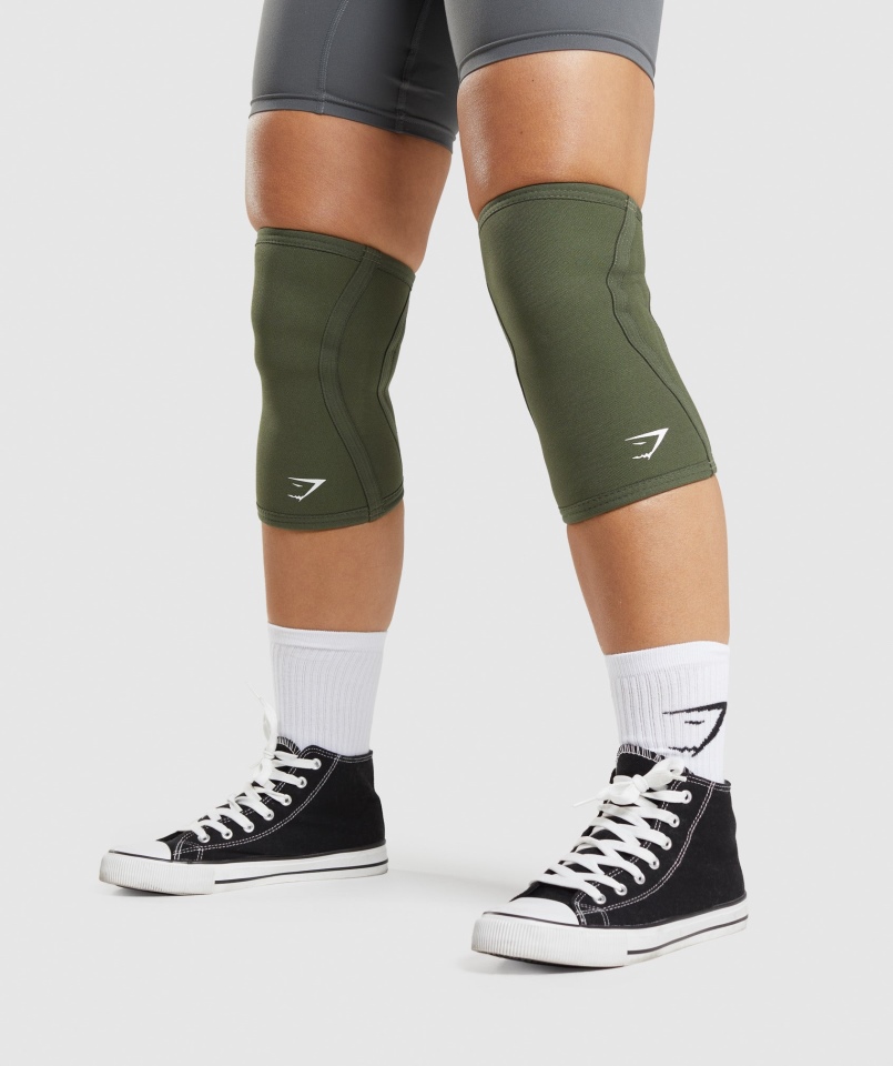 Nakolanniki Gymshark 5mm Oliwkowo-zielone