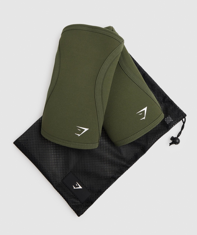 Nakolanniki Gymshark 5mm Oliwkowo-zielone