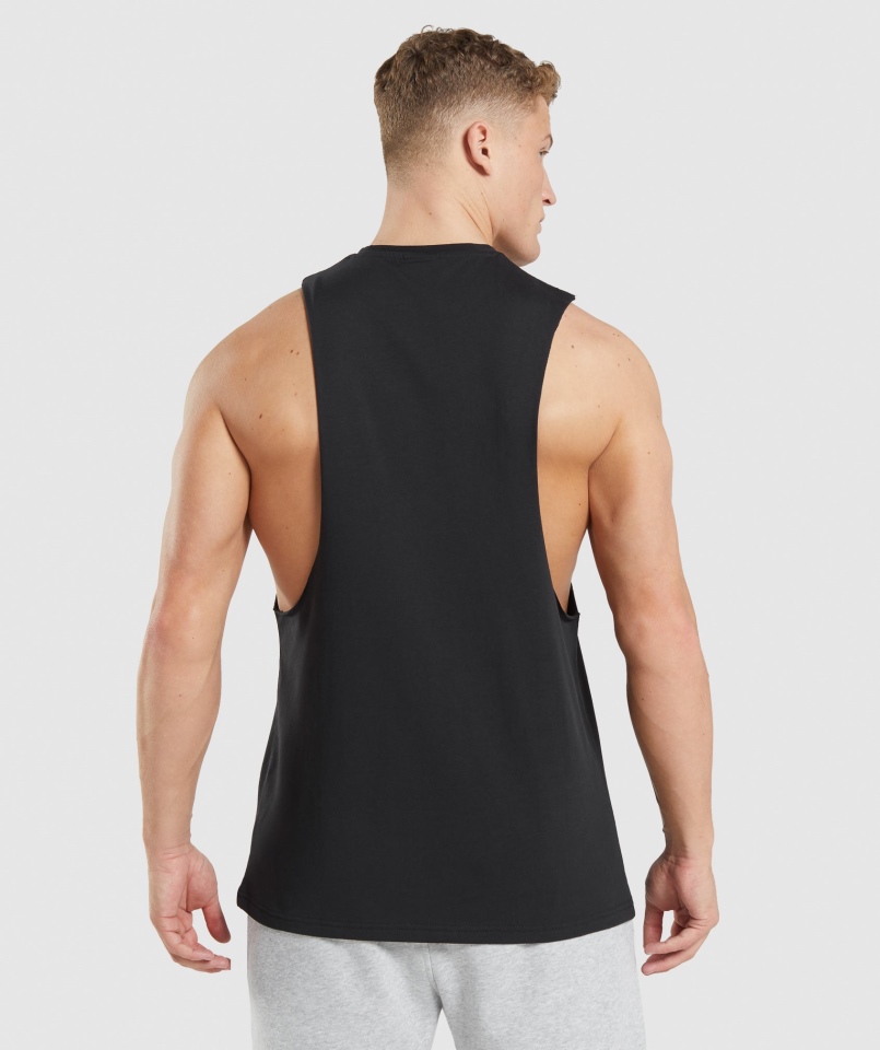 Gymshark Noga Day Drop Arm Tank Czarny