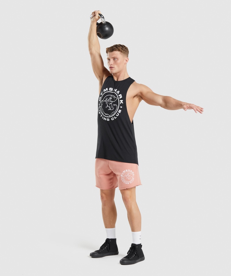 Gymshark Legacy Drop Arm Tank Czarny