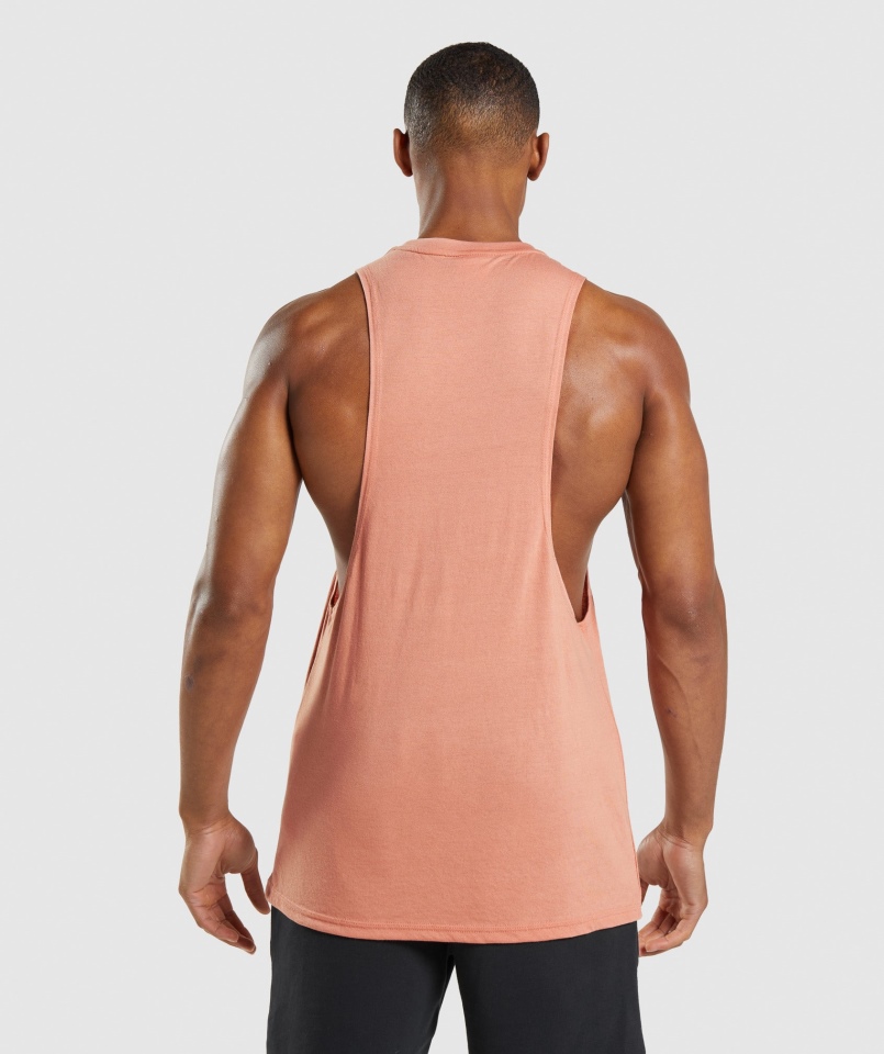 Gymshark Legacy Drop Arm Tank Nevada Różowy