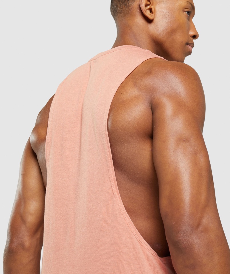Gymshark Legacy Drop Arm Tank Nevada Różowy