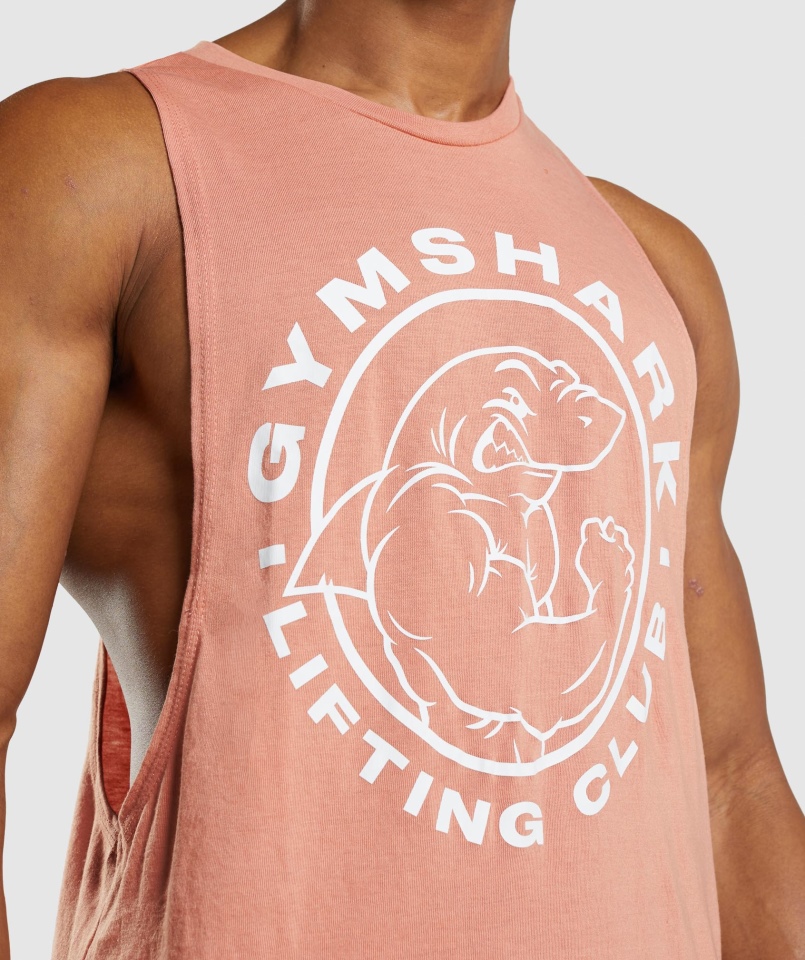 Gymshark Legacy Drop Arm Tank Nevada Różowy