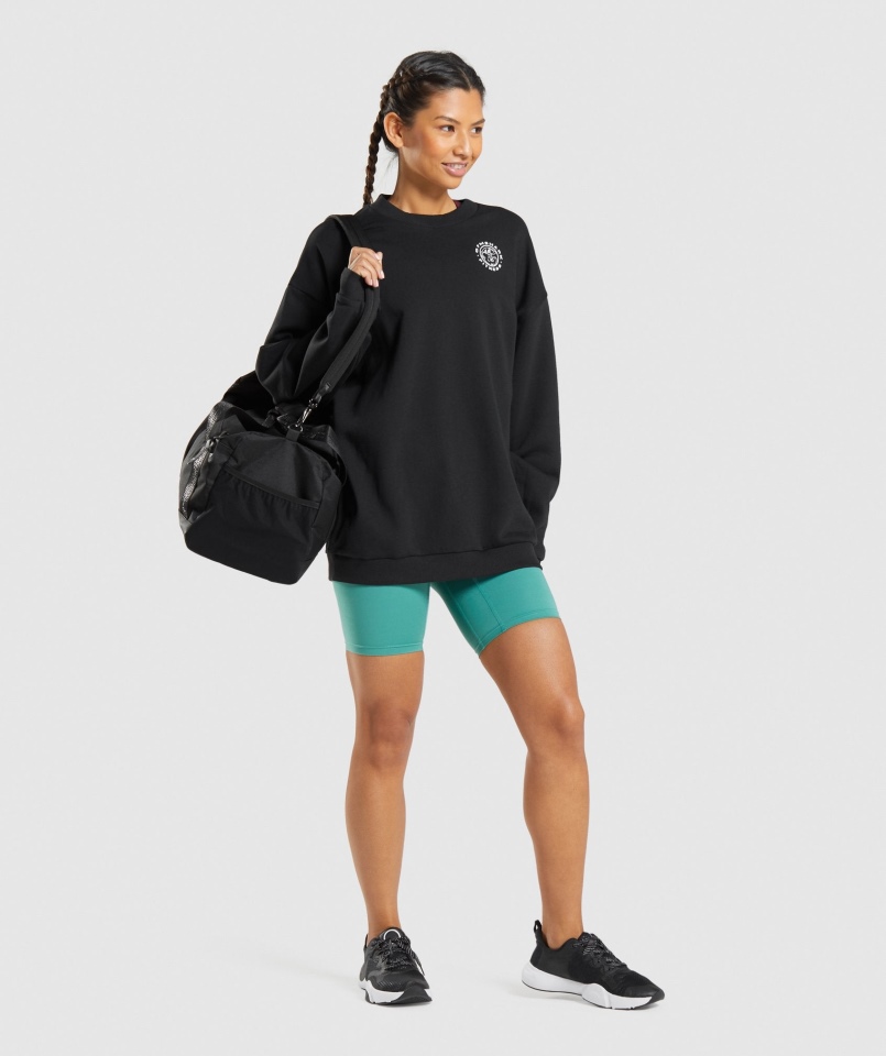 Gymshark Legacy Bluza Z Grafiką Czarna