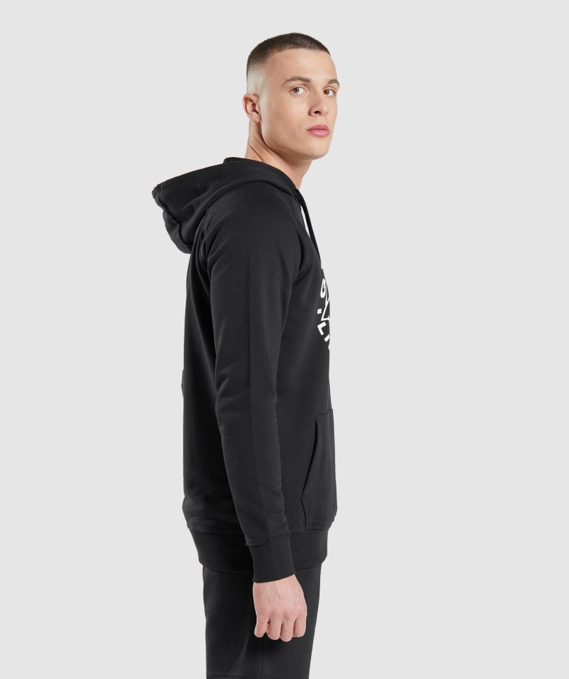 Gymshark Legacy Bluza Z Kapturem Czarna