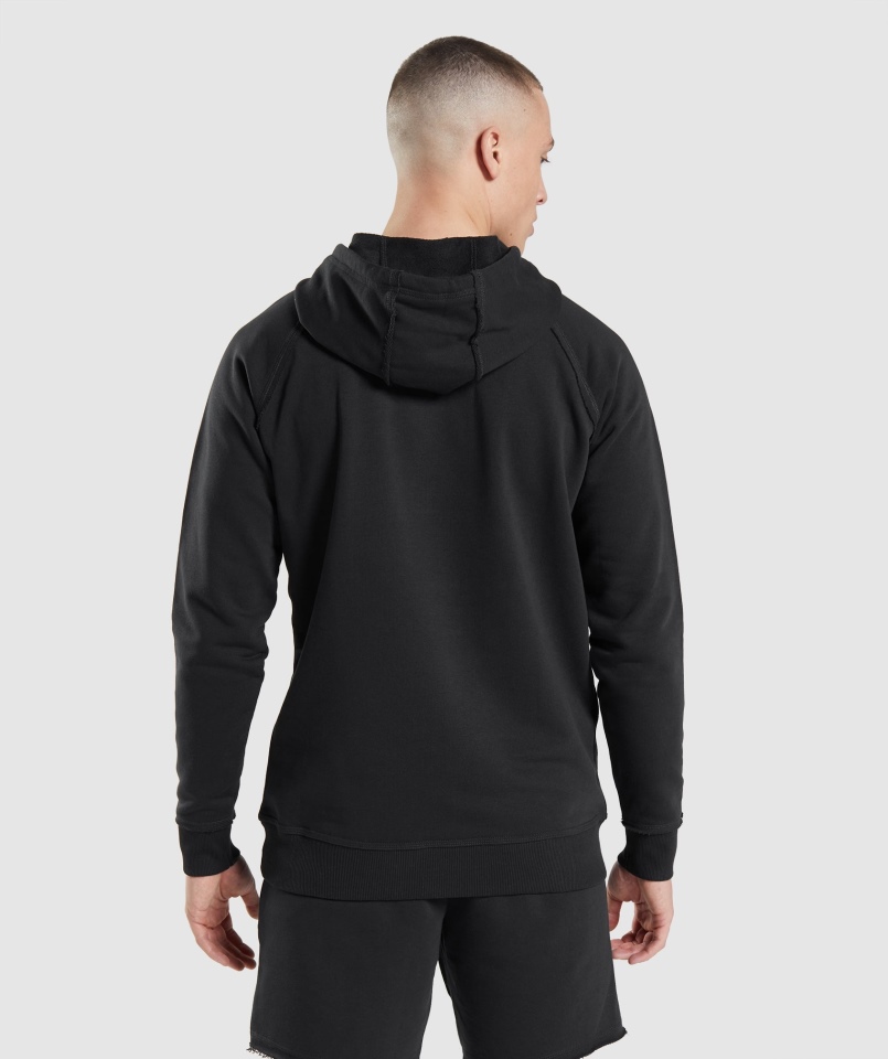 Gymshark Legacy Bluza Z Kapturem Czarna