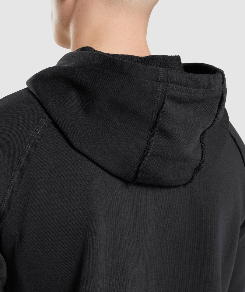 Gymshark Legacy Bluza Z Kapturem Czarna