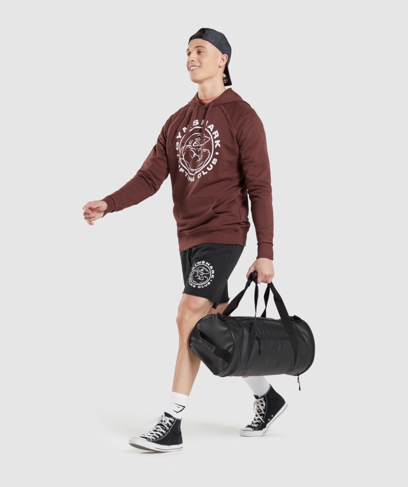 Gymshark Legacy Bluza Z Kapturem Cherry Brown