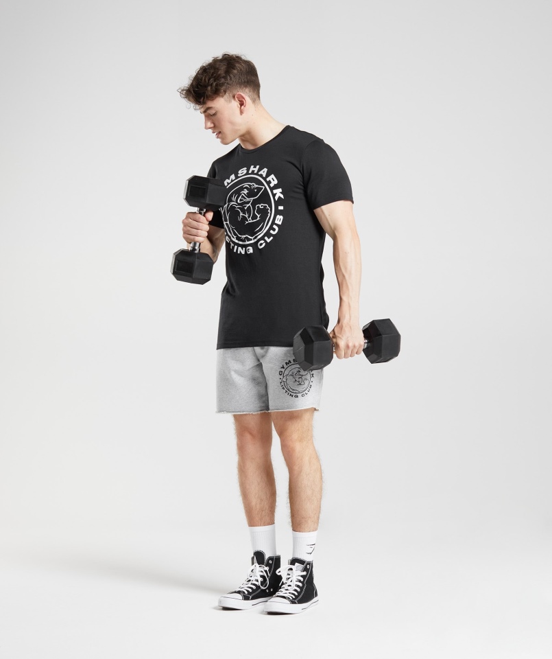 Szorty Gymshark Legacy Jasnoszary Core Marl