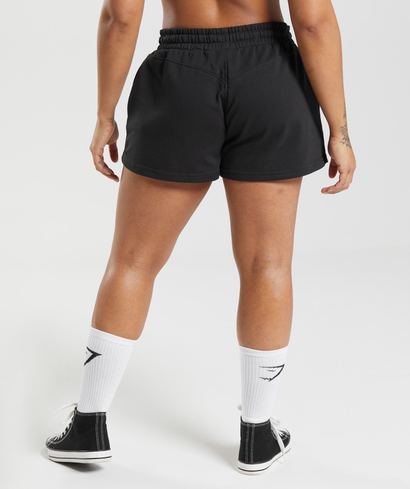 Gymshark Starsze Szorty Damskie Czarne