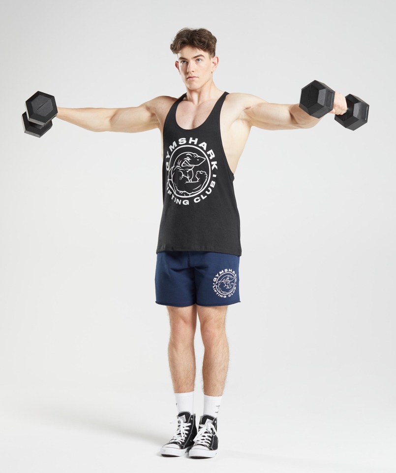 Gymshark Starsze Stringer Czarny