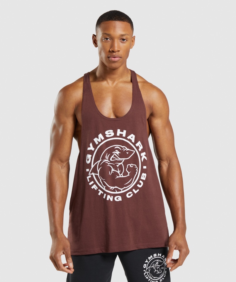 Gymshark Legacy Stringer Cherry Brown