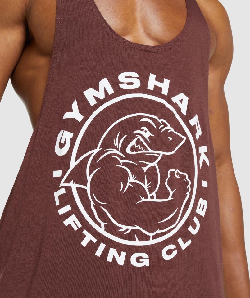 Gymshark Legacy Stringer Cherry Brown