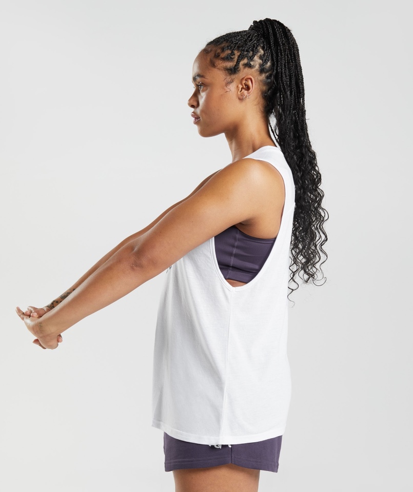Gymshark Legacy Tank Biały
