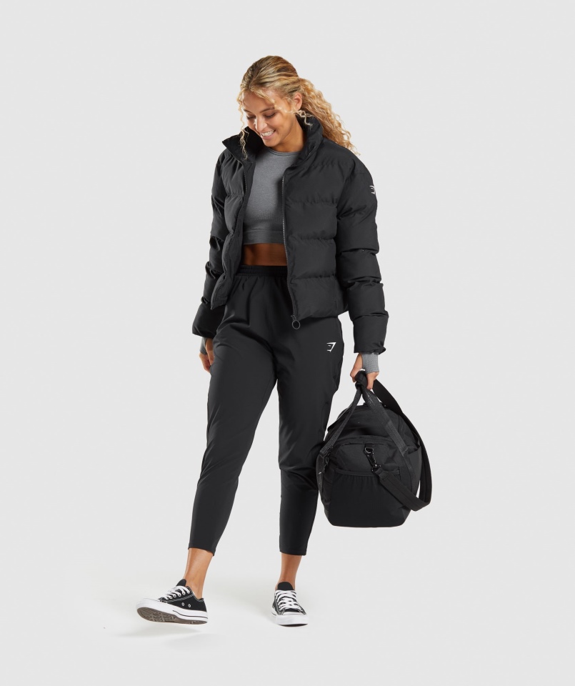 Gymshark Maxi Joggers Czarny