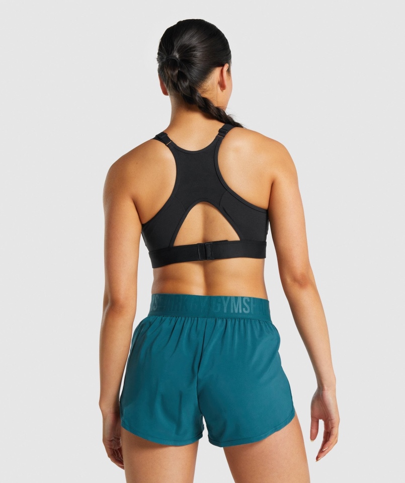 Biustonosz Sportowy Gymshark Z Dekoltem W Kolorze Czarnym