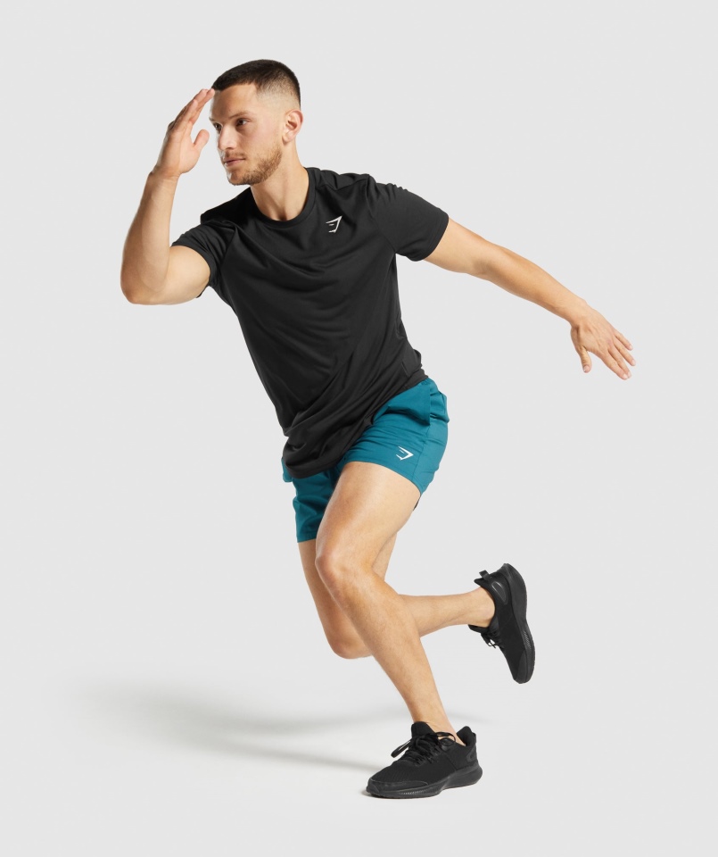 Gymshark No Show Skarpetki 3 Szt. Biało-jasnoszare Melanżowo-czarne