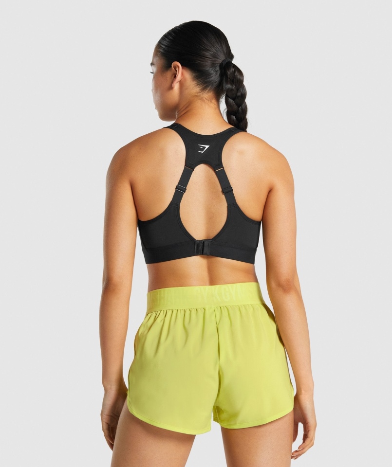 Gymshark Biustonosz Sportowy Z Odkrytymi Plecami Czarny