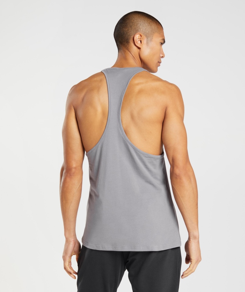 Gymshark Zarys Stringer Moneta Szara