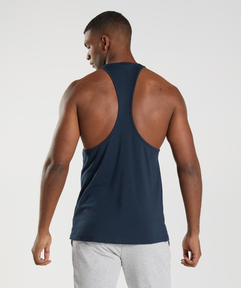 Gymshark Zarys Stringer Granatowy