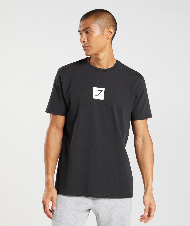 Gymshark Zarys T-shirt Czarny