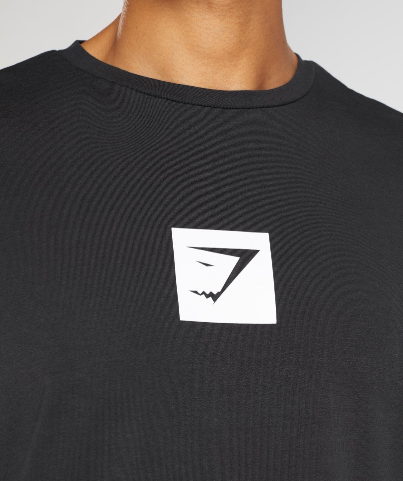Gymshark Zarys T-shirt Czarny