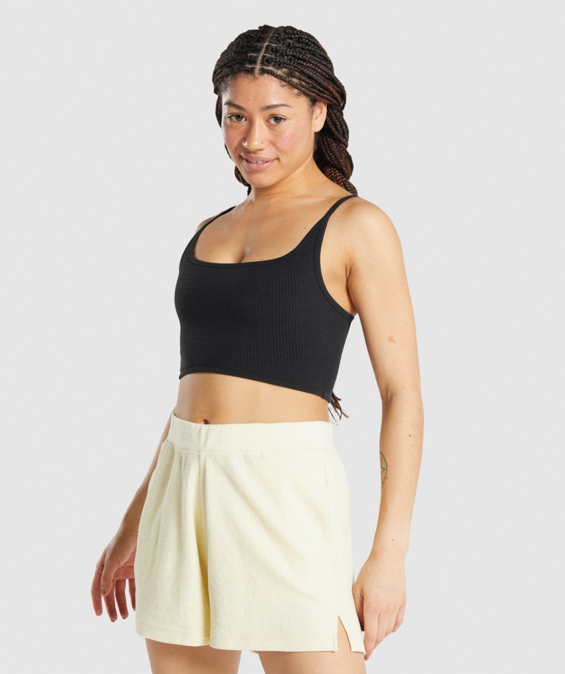 Gymshark Pauza Bralette Czarny