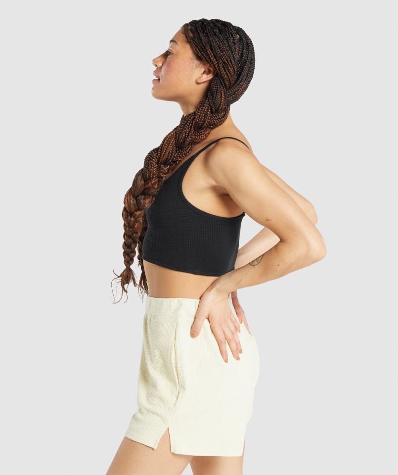 Gymshark Pauza Bralette Czarny