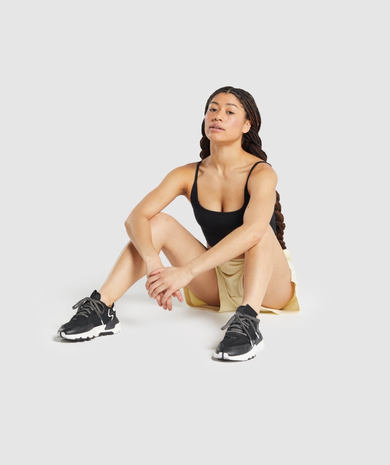Gymshark Pauza Bralette Czarny