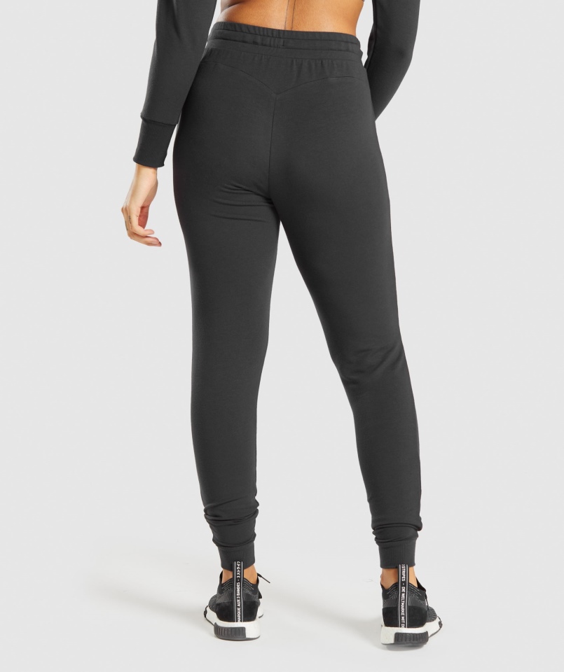 Gymshark Pippa Treningowe Joggery Czarne