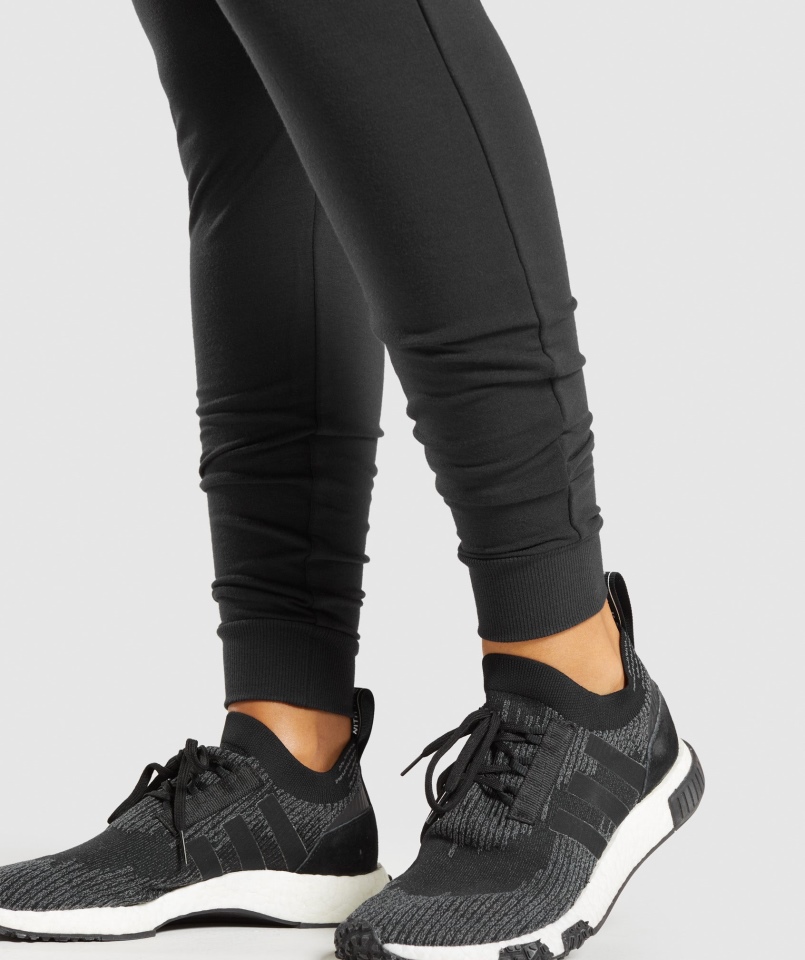 Gymshark Pippa Treningowe Joggery Czarne
