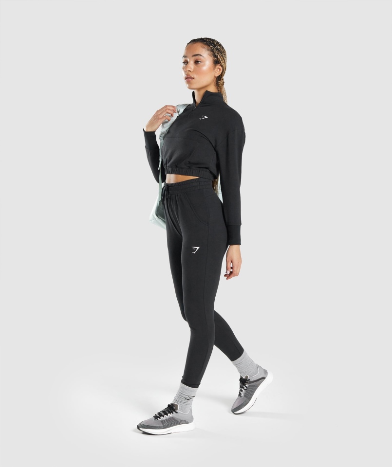 Gymshark Pippa Treningowy Sweter Czarny