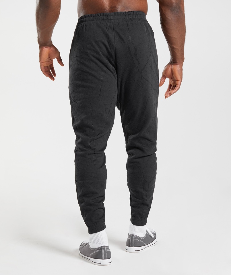 Joggers Gymshark Power Czarny Nadruk