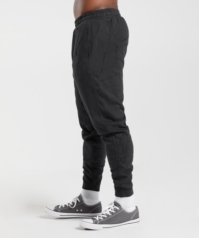 Joggers Gymshark Power Czarny Nadruk