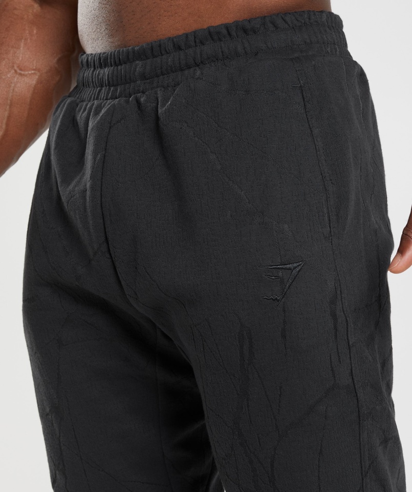 Joggers Gymshark Power Czarny Nadruk