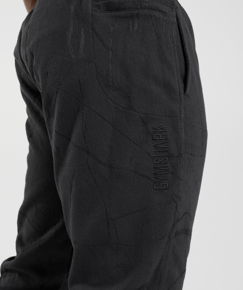 Joggers Gymshark Power Czarny Nadruk