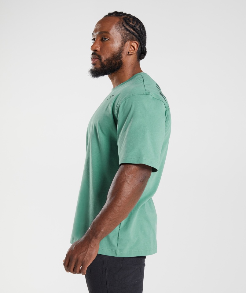 Koszulka Gymshark Power Alpejska Zieleń