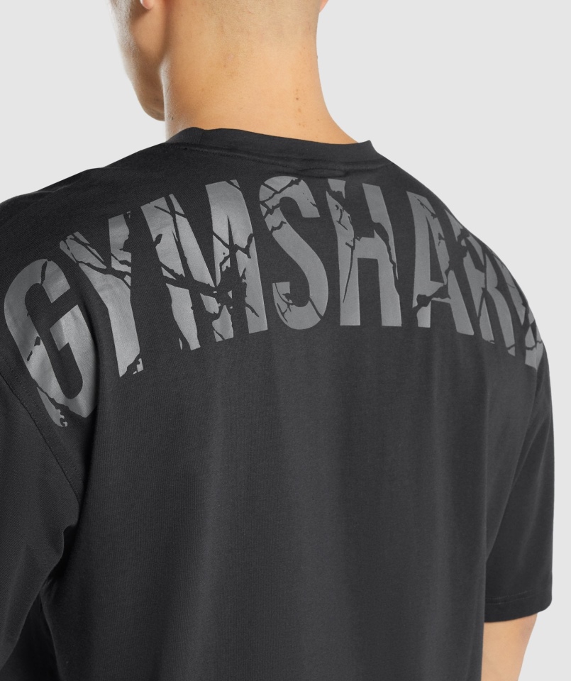 Koszulka Gymshark Power Czarna