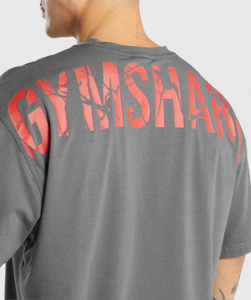 Koszulka Gymshark Power Antracyt