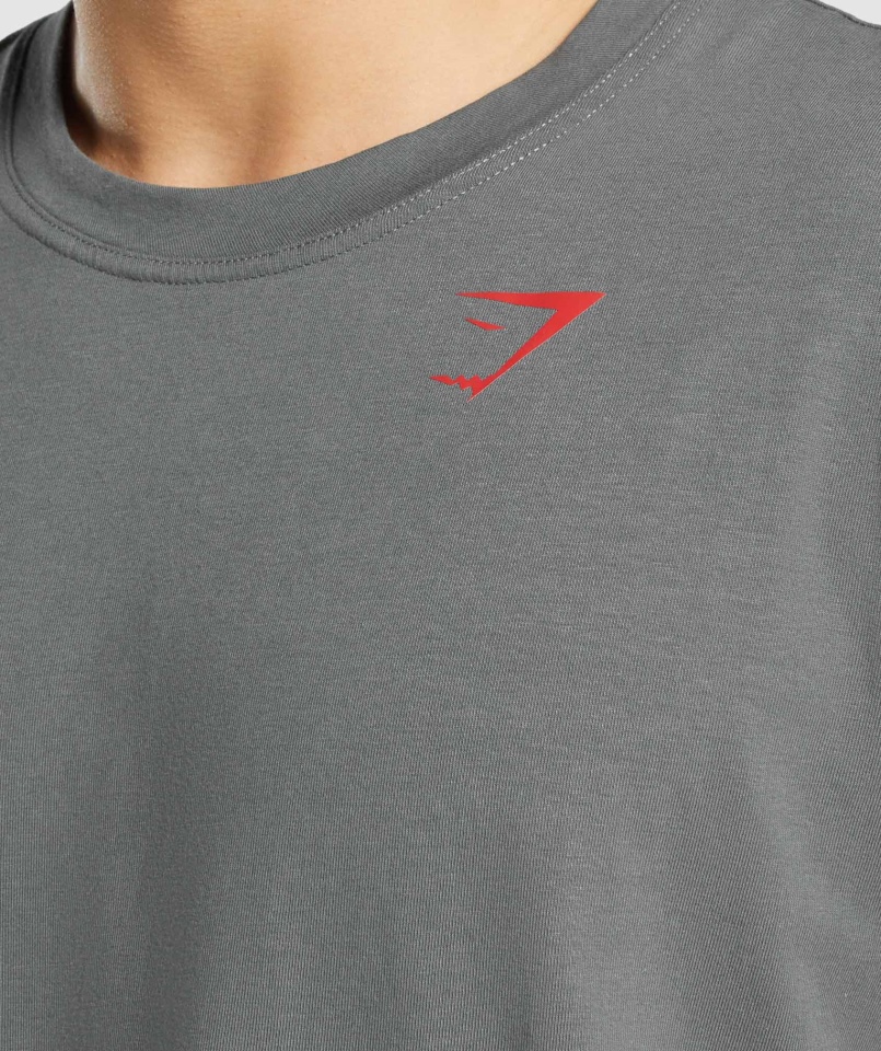 Koszulka Gymshark Power Antracyt