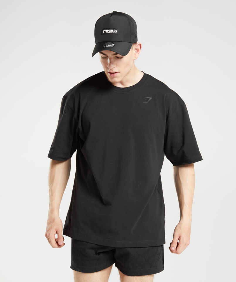 Gymshark Power Koszulka Męska Czarna