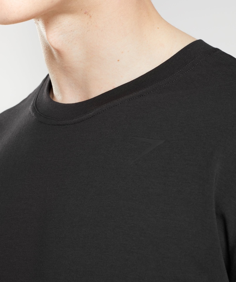 Gymshark Power Koszulka Męska Czarna