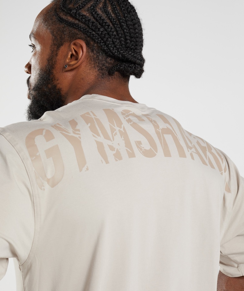 Koszulka Gymshark Power Pebble Grey
