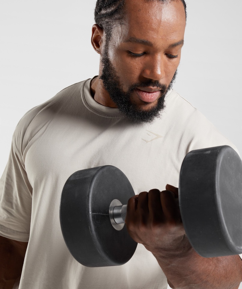 Koszulka Gymshark Power Pebble Grey