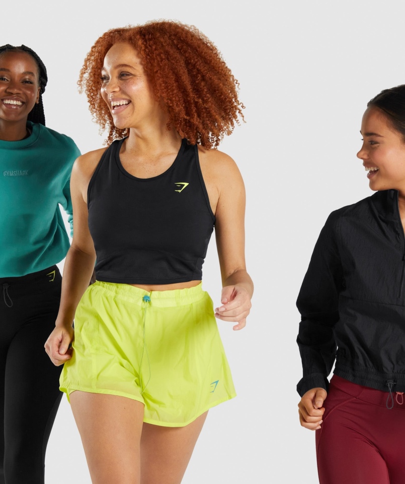 Gymshark Pulsujący Bokser Czarny