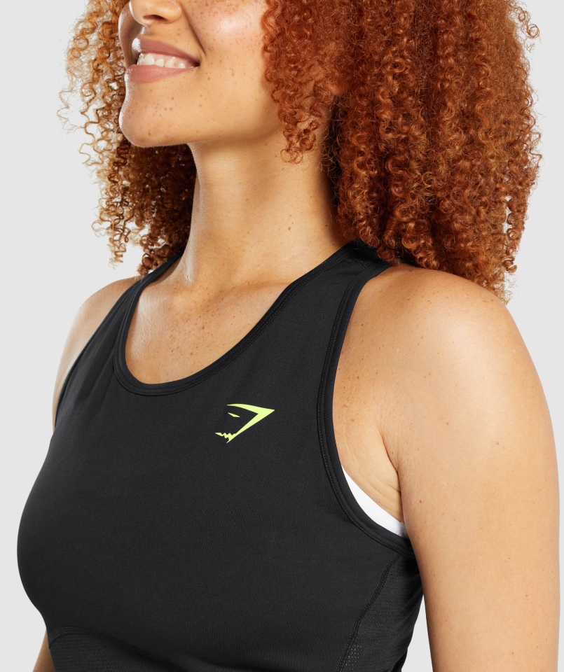 Gymshark Pulsujący Bokser Czarny