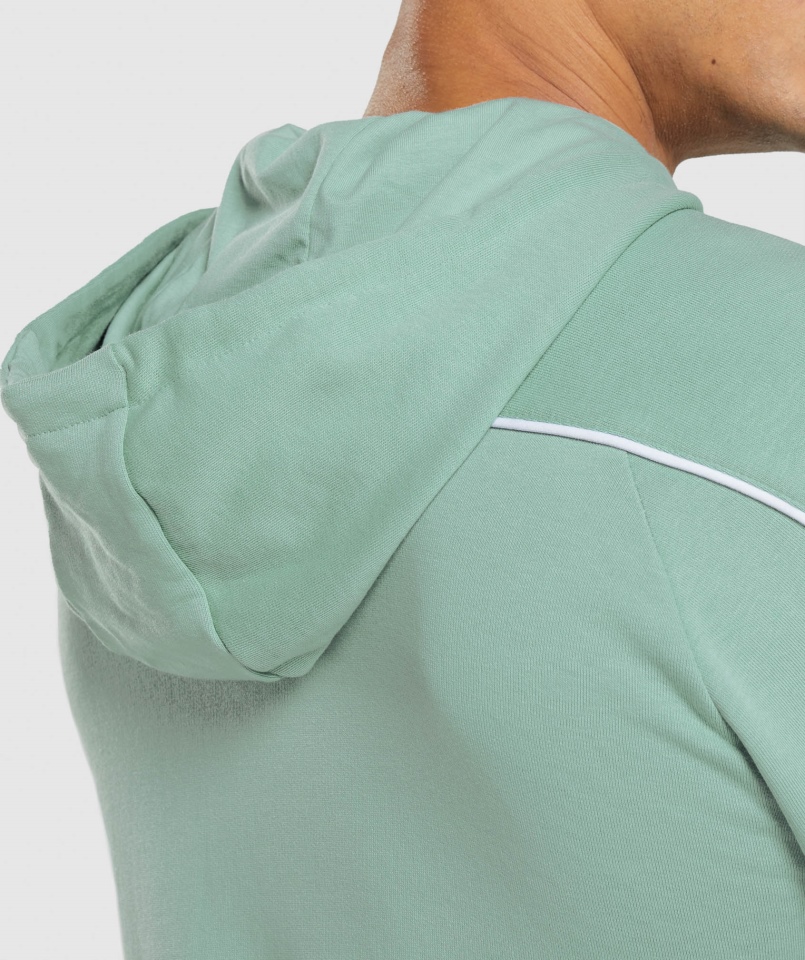 Bluza Z Kapturem Gymshark Wgłębienie Maya Niebiesko-biała