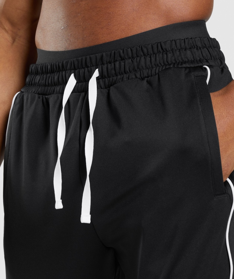 Joggery Gymshark Wnękowe Czarno-białe