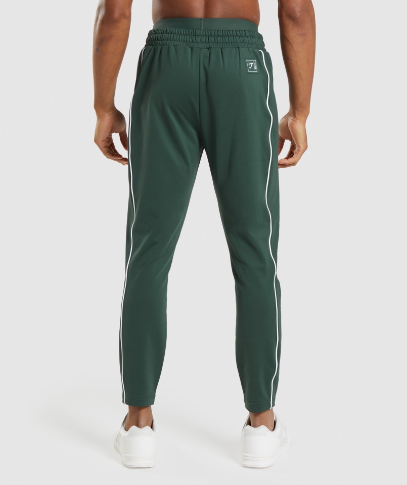 Joggery Gymshark Wgłębienie Obsydian Zielono-białe